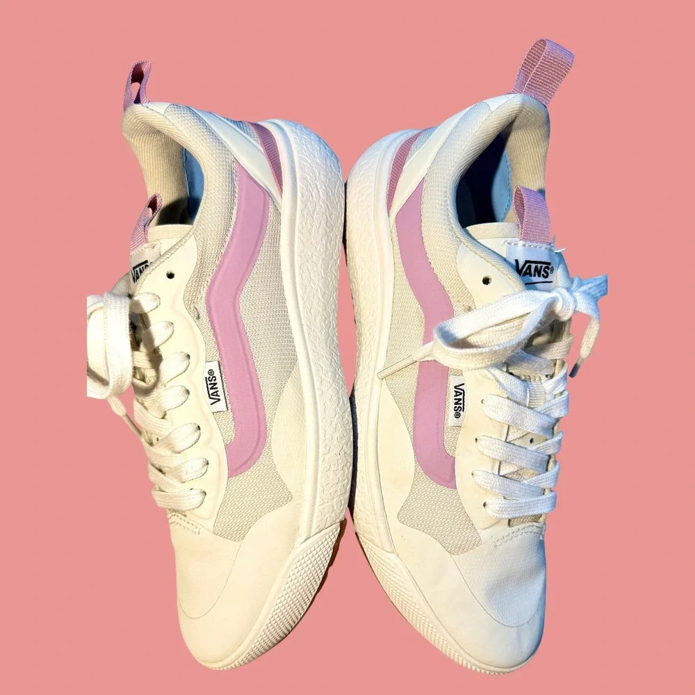 Vans‎ UltraRange EXO Cream Mauve Sneakers Womens 7 Mens 5.5 Excellent